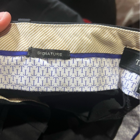 Talbots Signature Straight Leg Pants Black Size 12 Office Career - Picture 7 of 8